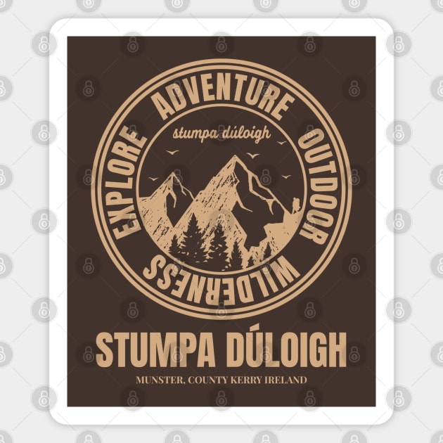 Ireland Hiking, Stumpa Dúloigh Mountain Hike Magnet by Eire